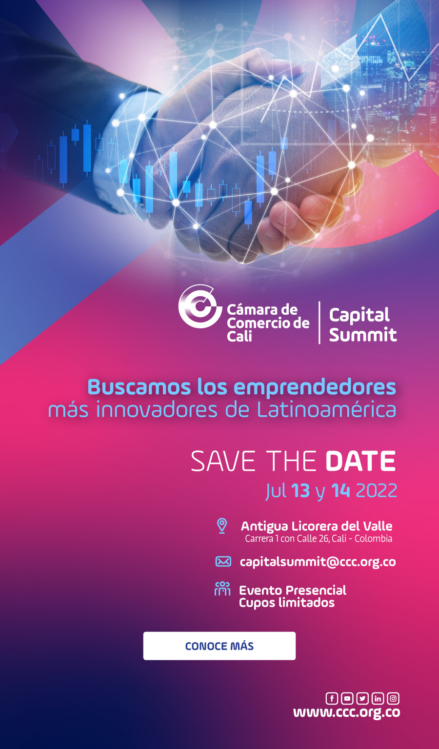 Es momento de vibrar y conectar ¡Vuelve el Capital Summit 2022!